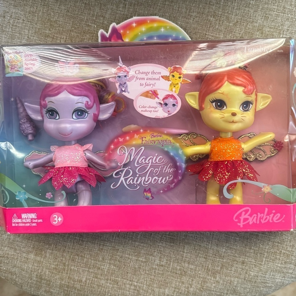 NIP Barbie Fairytopia Magic of the Rainbow Tumbies